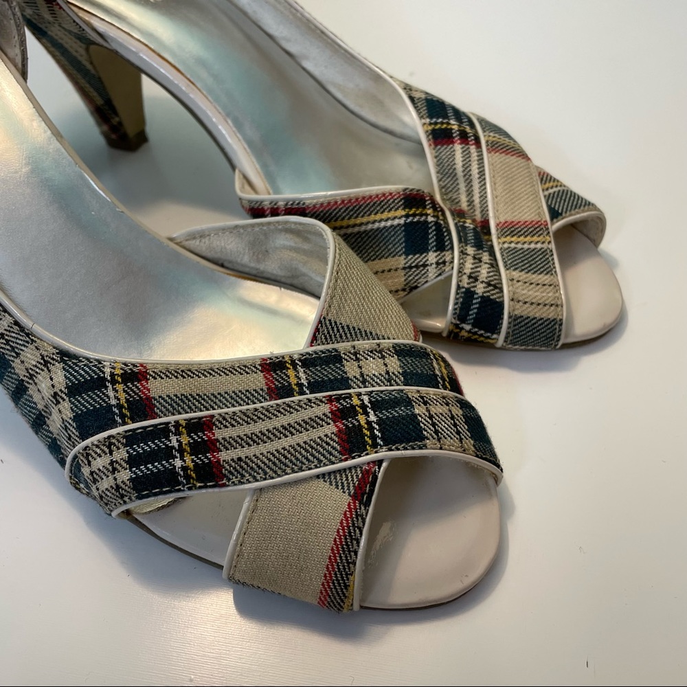 SEYCHELLES Plaid Heels - Picture 1 of 14
